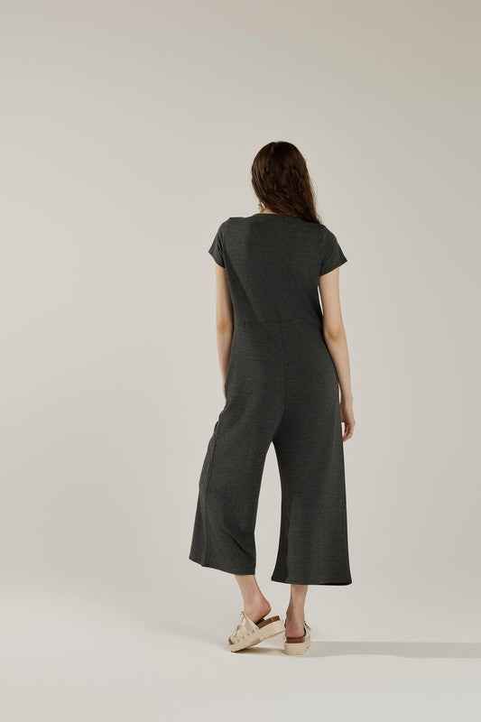 Comfort Button-up front closure Jumpsuit
