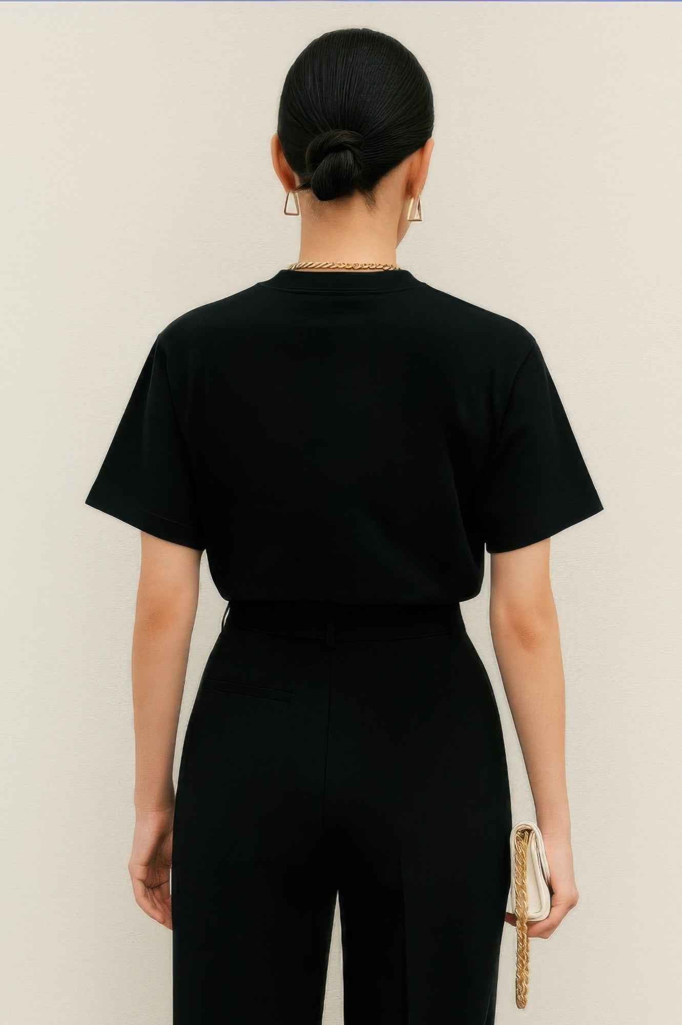 Time Is Gold In Pearls Top