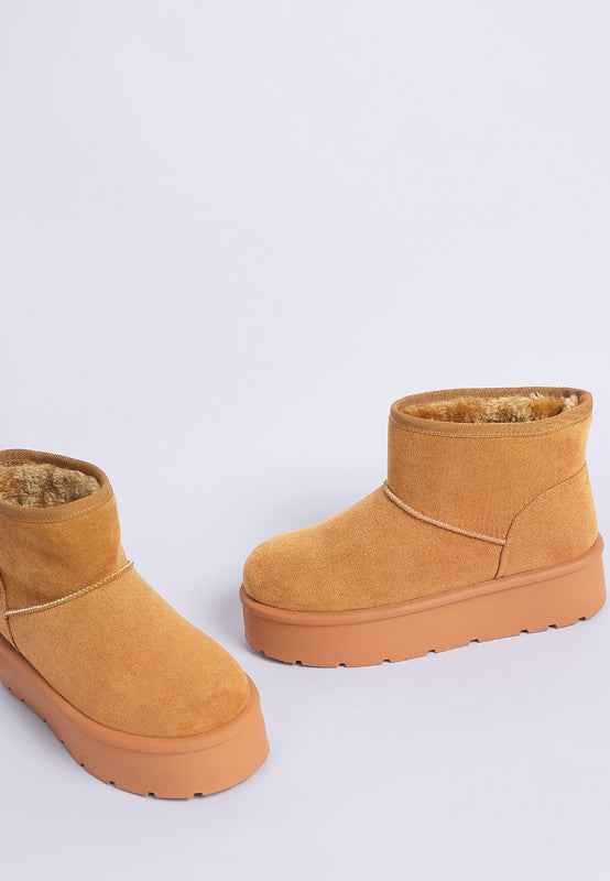 Derta Soft Microfiber Snow Boots