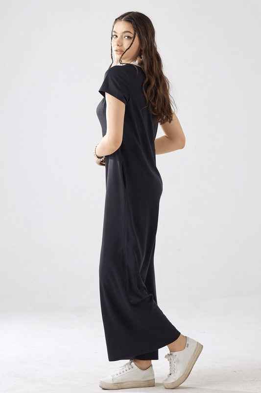Comfort Button-up front closure Jumpsuit