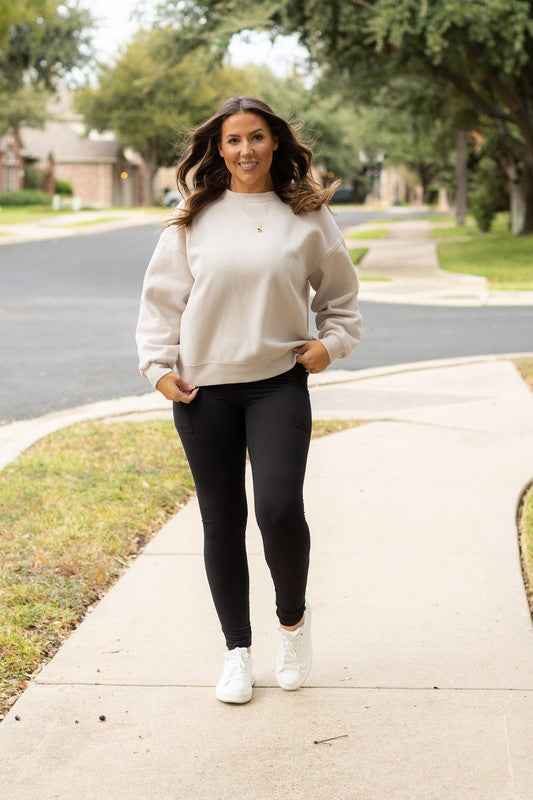 Black FULL LENGTH Leggings with POCKETS