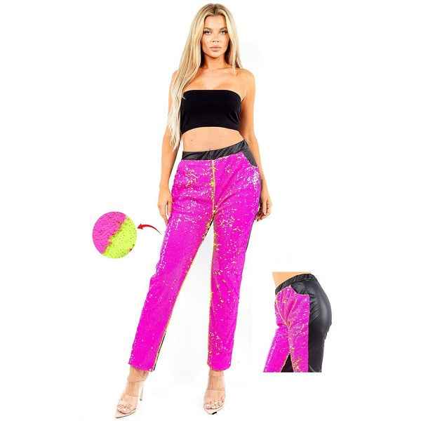 Sparkling Eye Catching Sequence Leggings Regular