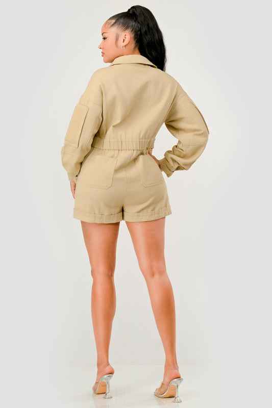 PLUS SIZE City Command Romper