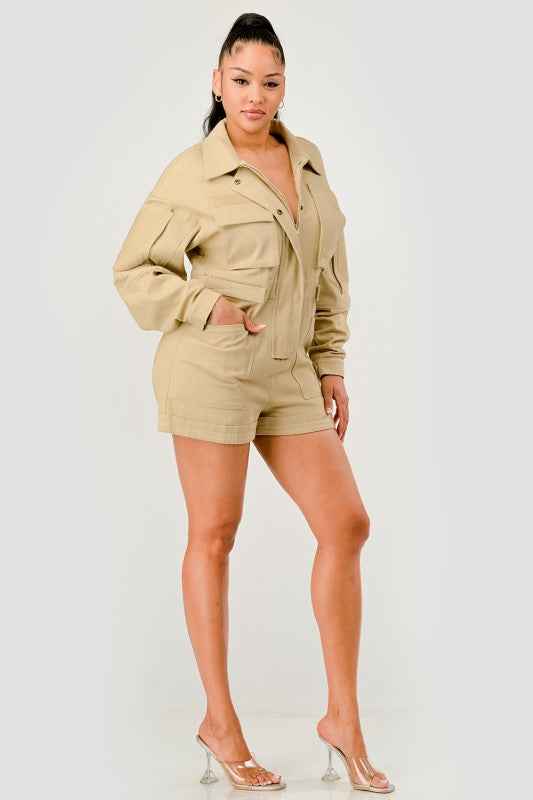 PLUS SIZE City Command Romper