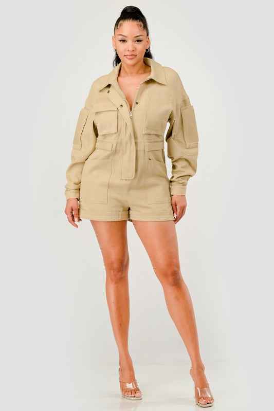 PLUS SIZE City Command Romper