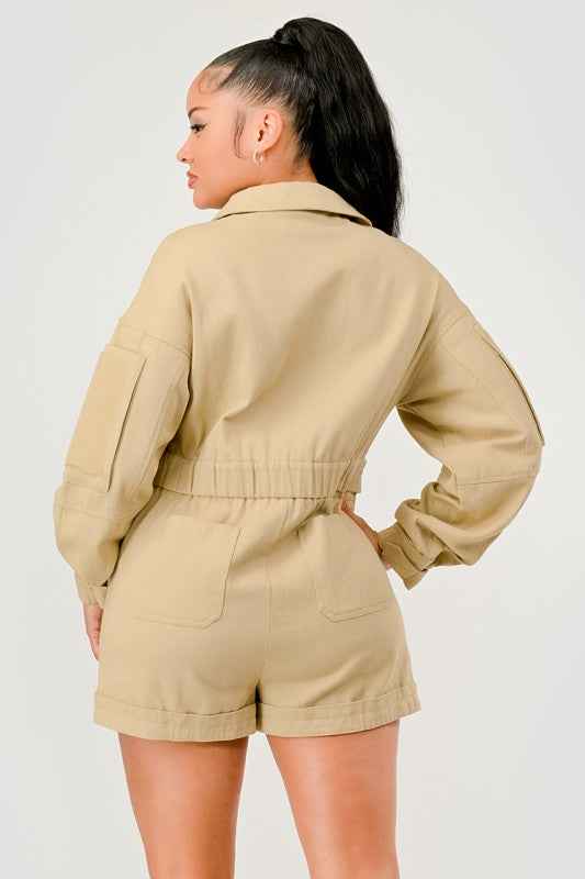 PLUS SIZE City Command Romper