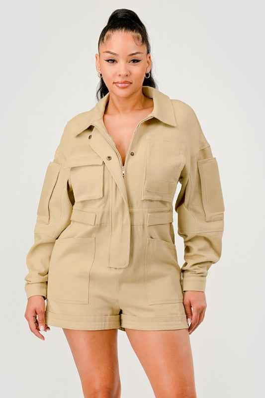 PLUS SIZE City Command Romper