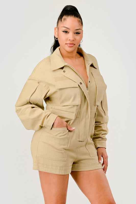 PLUS SIZE City Command Romper