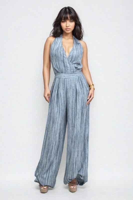 Skyline Halter Jumpsuit