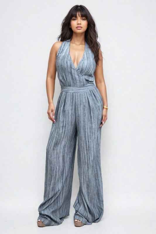 Skyline Halter Jumpsuit