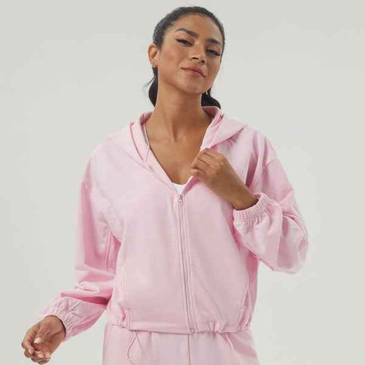 Well-in Vogue FlexEdge Zipper-Hem Hoodie