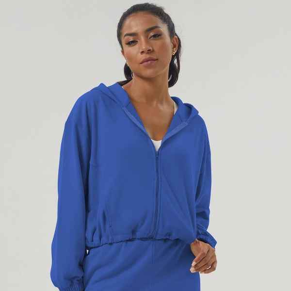 Well-in Vogue FlexEdge Zipper-Hem Hoodie