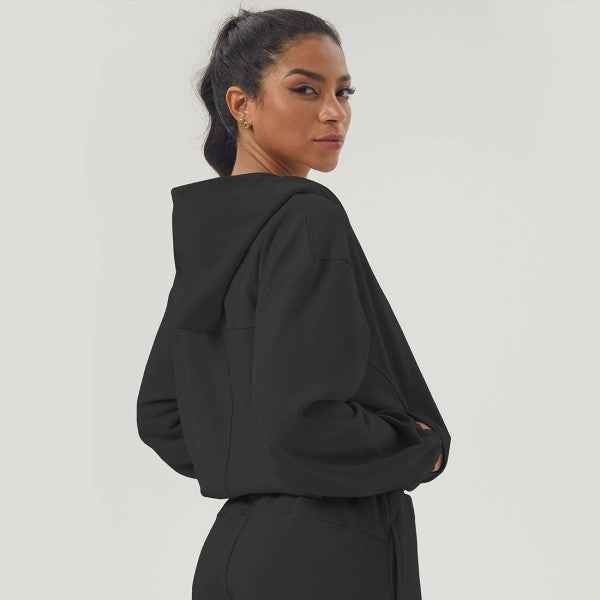 Well-in Vogue FlexEdge Zipper-Hem Hoodie