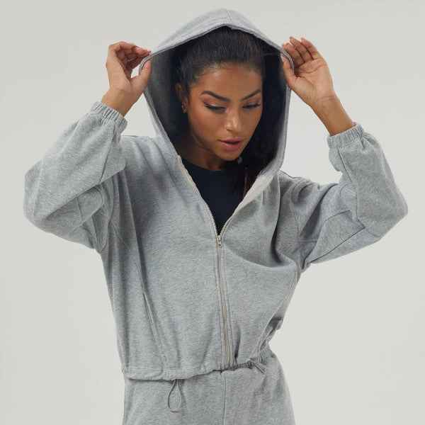 Well-in Vogue FlexEdge Zipper-Hem Hoodie