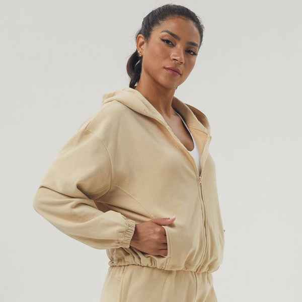 Well-in Vogue FlexEdge Zipper-Hem Hoodie