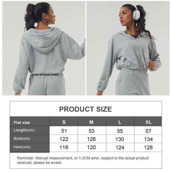 Well-in Vogue FlexEdge Zipper-Hem Hoodie