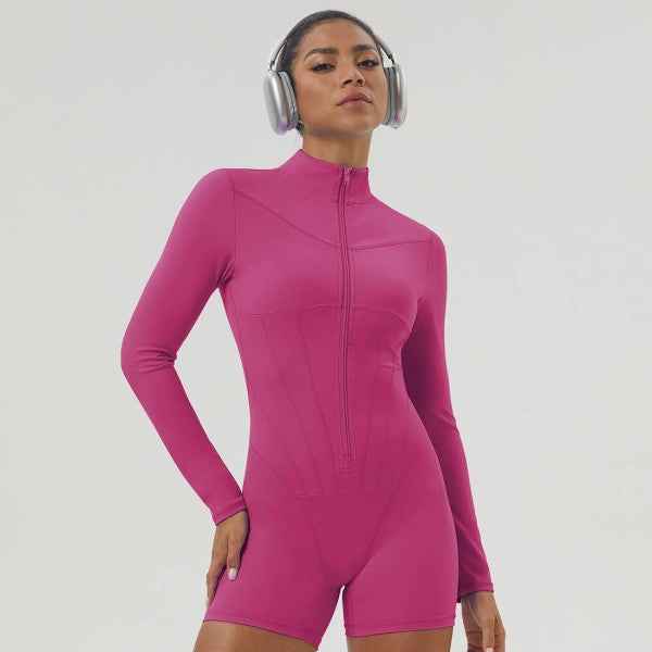 Well-in Vogue Elevate Half-Zip Long Sleeve Jumpsui