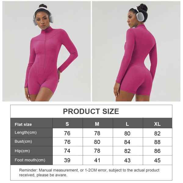 Well-in Vogue Elevate Half-Zip Long Sleeve Jumpsui