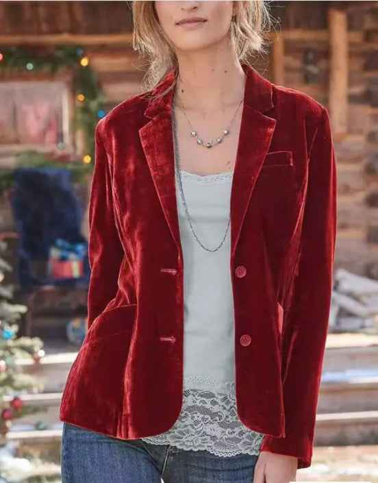 Velvet Blazer