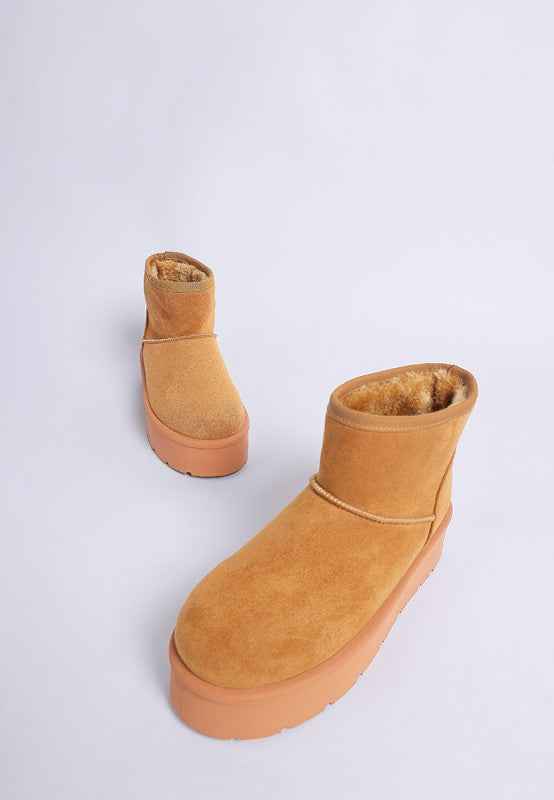 Derta Soft Microfiber Snow Boots