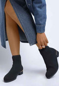 Rosamund Knitted Sock Boots