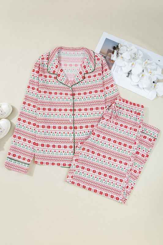 Christmas Shirt and Pants Pajama Set