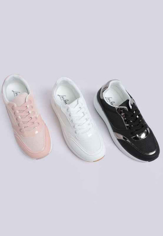 Subasa Chunky Mesh Lace Up Sneakers