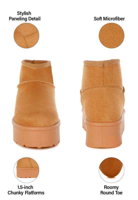 Derta Soft Microfiber Snow Boots