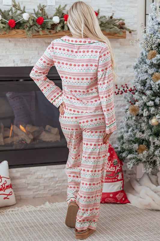 Christmas Shirt and Pants Pajama Set