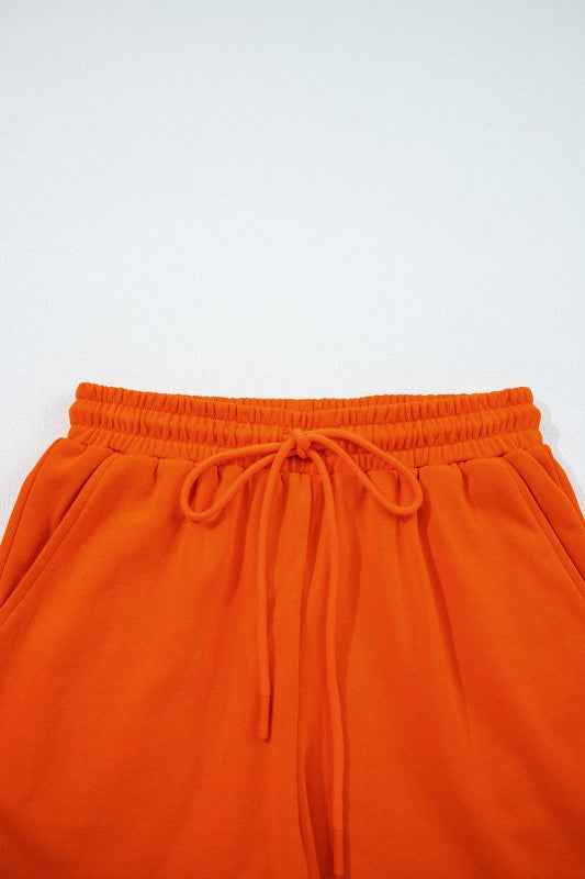 Varsity Stripe Sweatshirt and Short Set