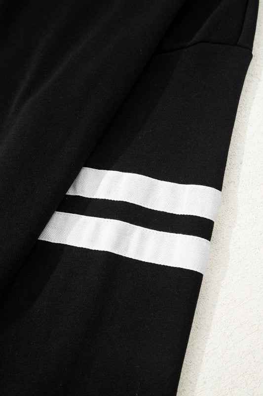 Varsity Stripe Sweatshirt and Short Set