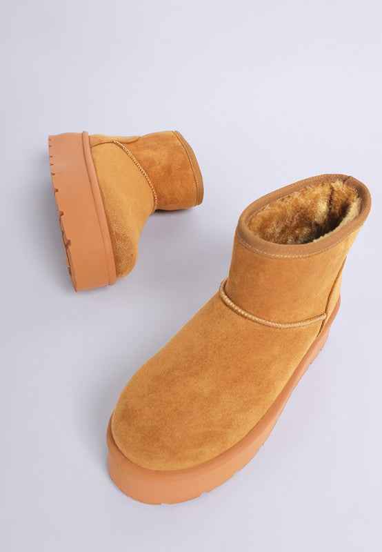 Derta Soft Microfiber Snow Boots