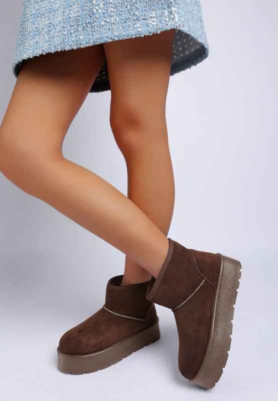 Derta Soft Microfiber Snow Boots