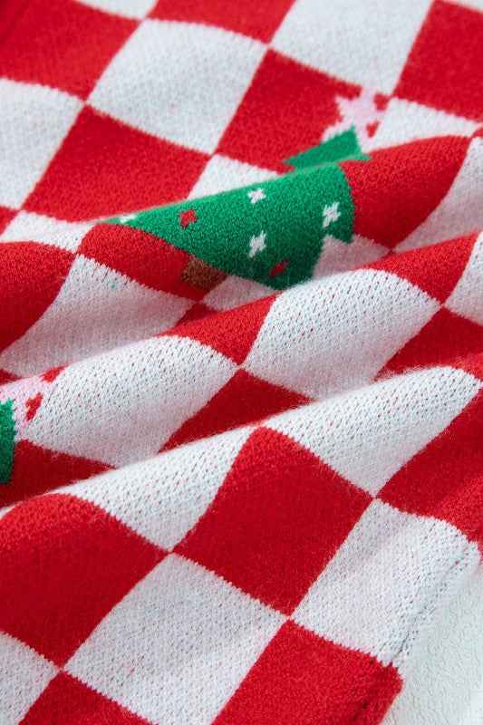 Ella Tree Pattern Cardigan Sweater