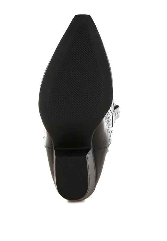Dockery Studs Embellished Cowboy Boots