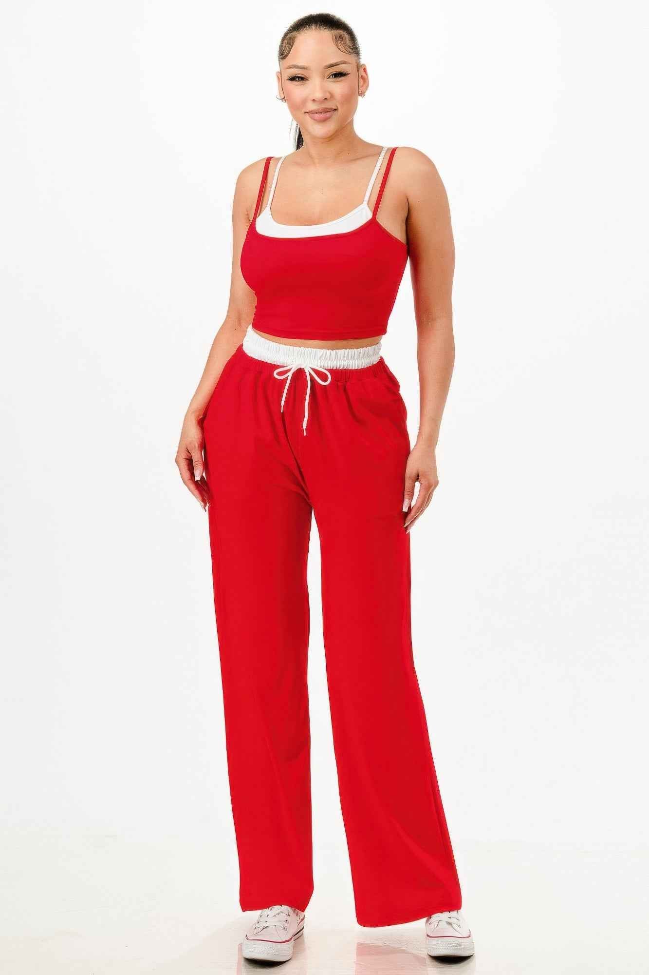 Tank Top And Sweatpant Set