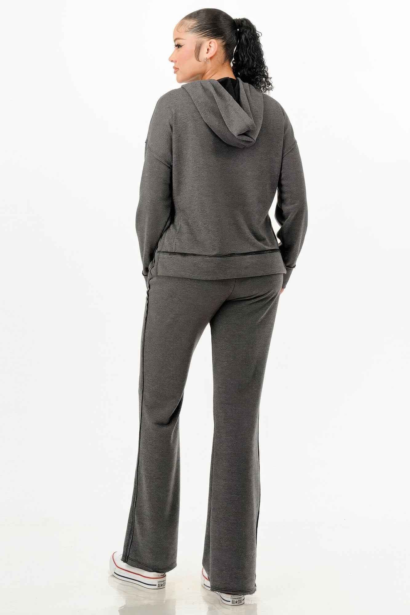 Washed Sweat Two-piece Set