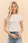 Short Sleeve Printed Baby Tee