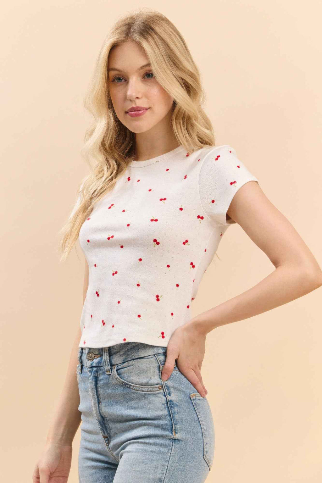 Short Sleeve Printed Baby Tee