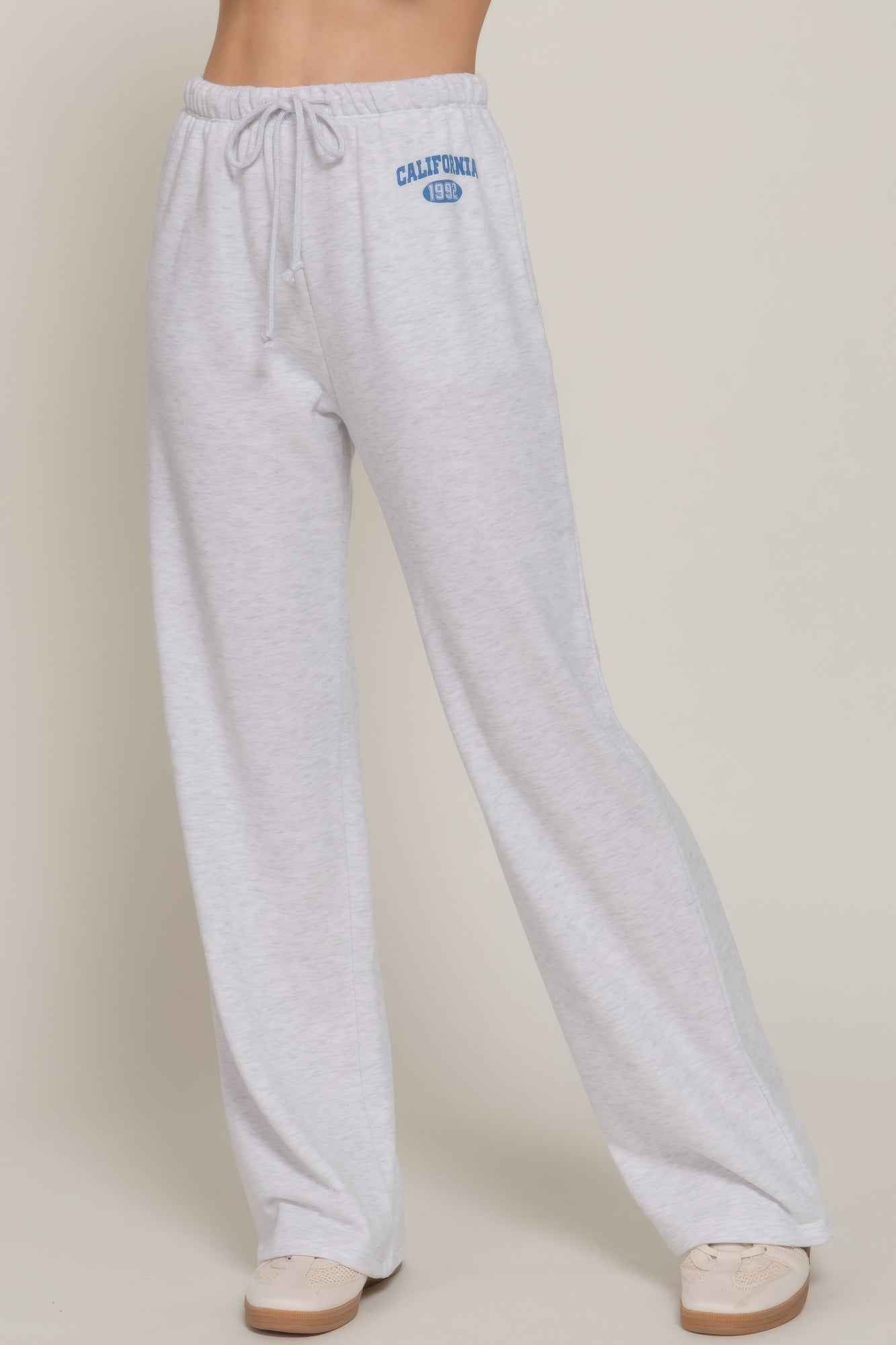 Waistband Print Detail Sweatpants
