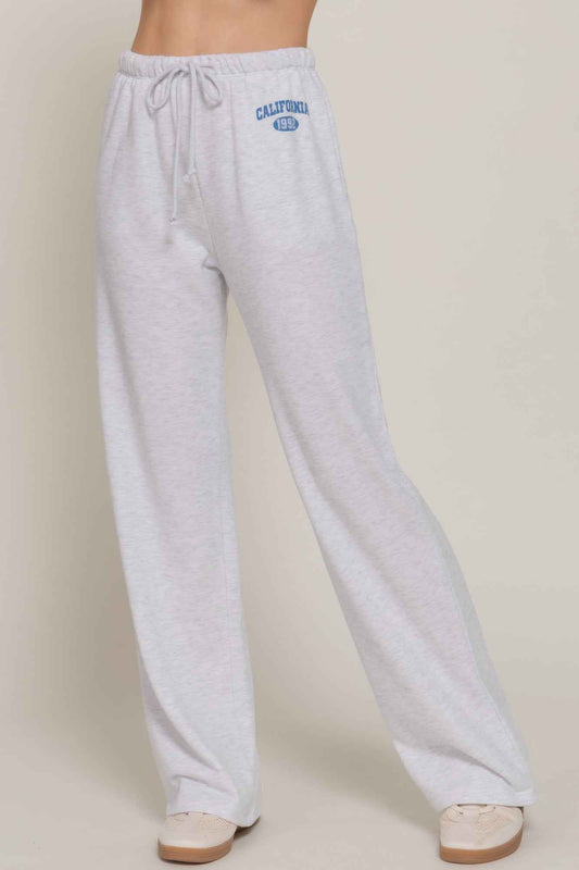 Waistband Print Detail Sweatpants