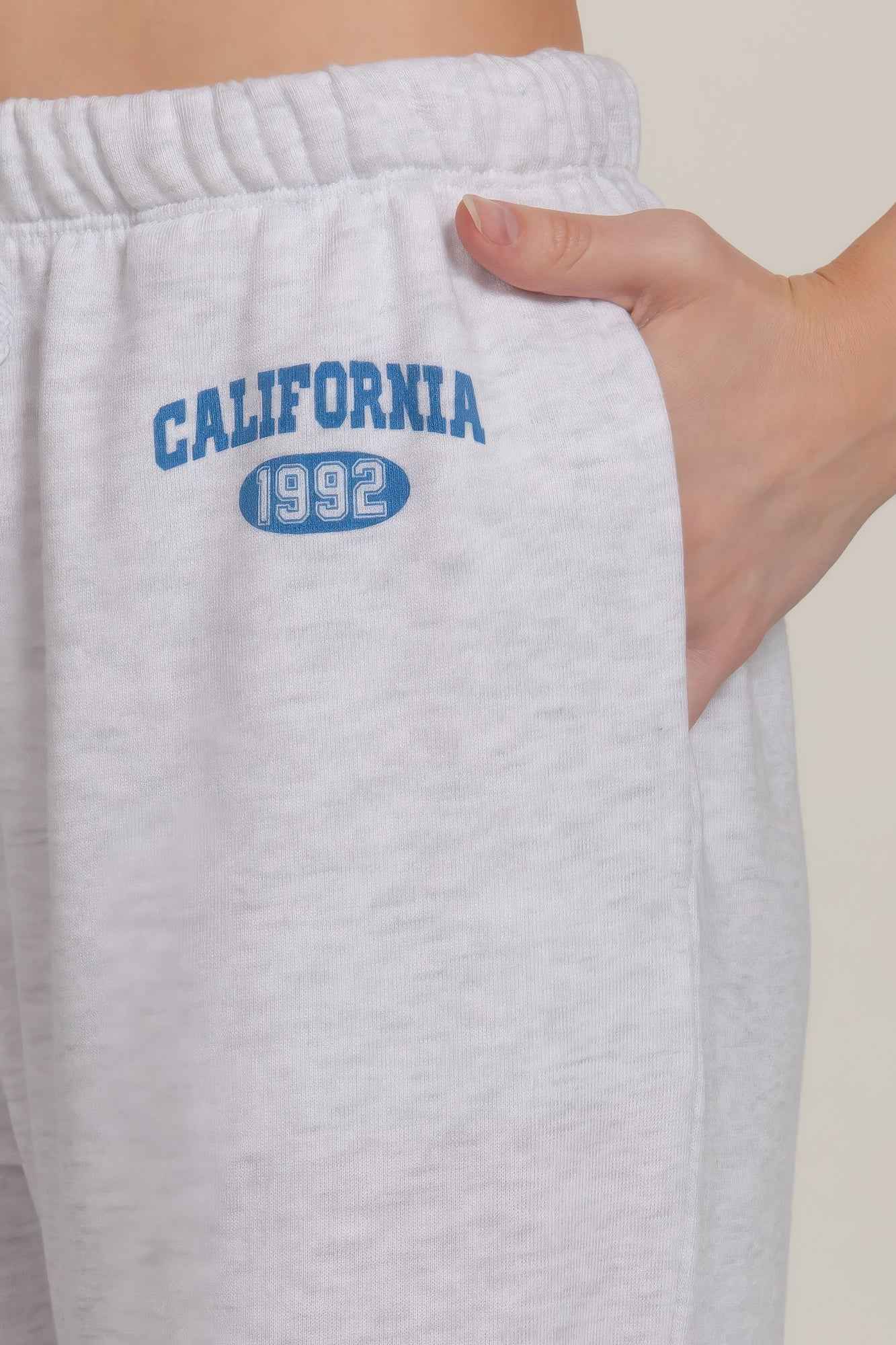 Waistband Print Detail Sweatpants