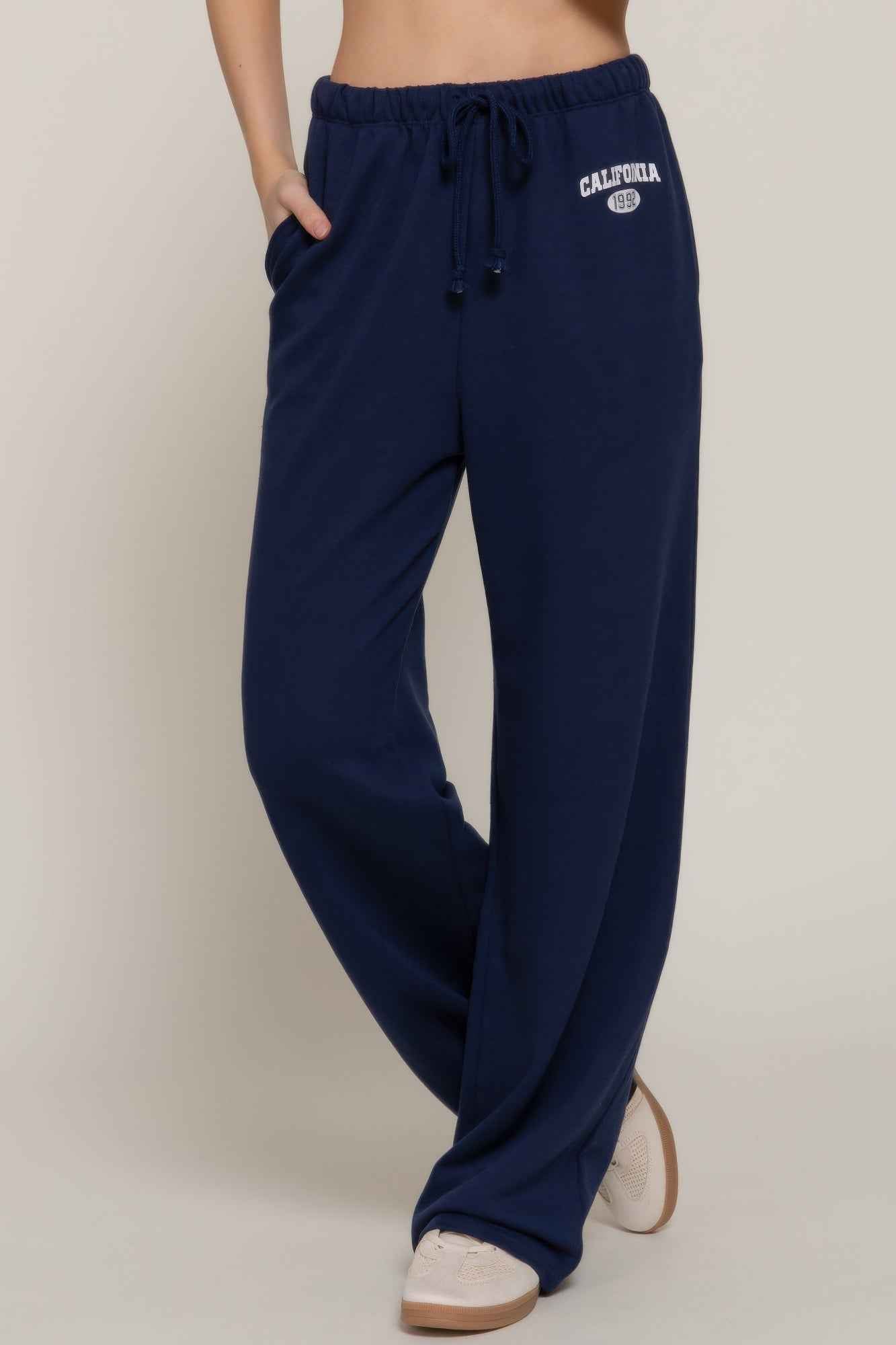 Waistband Print Detail Sweatpants