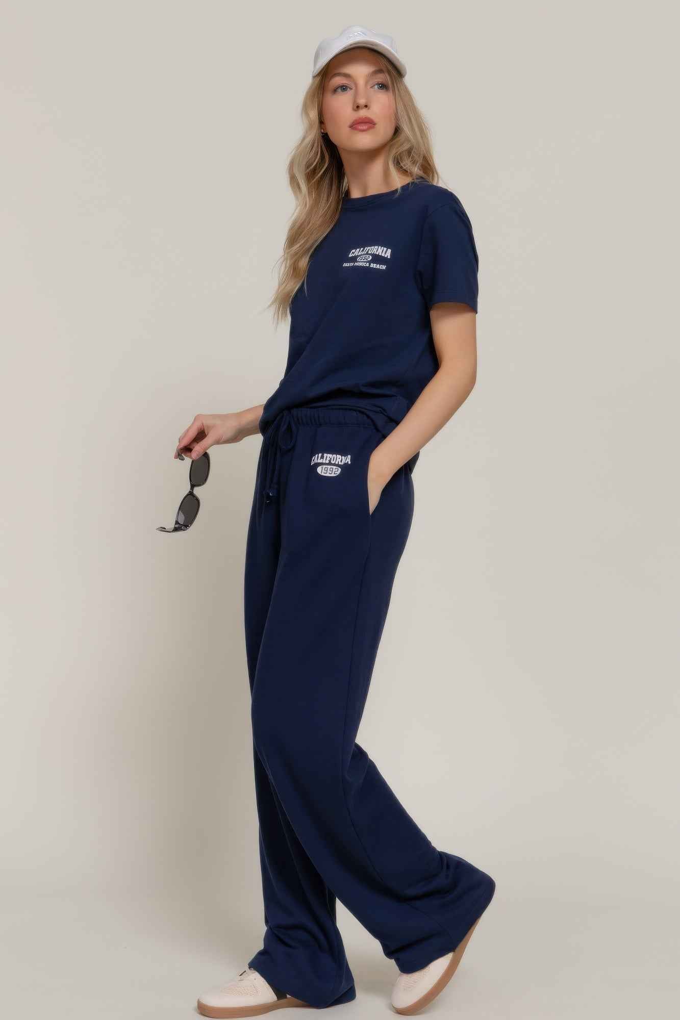 Waistband Print Detail Sweatpants