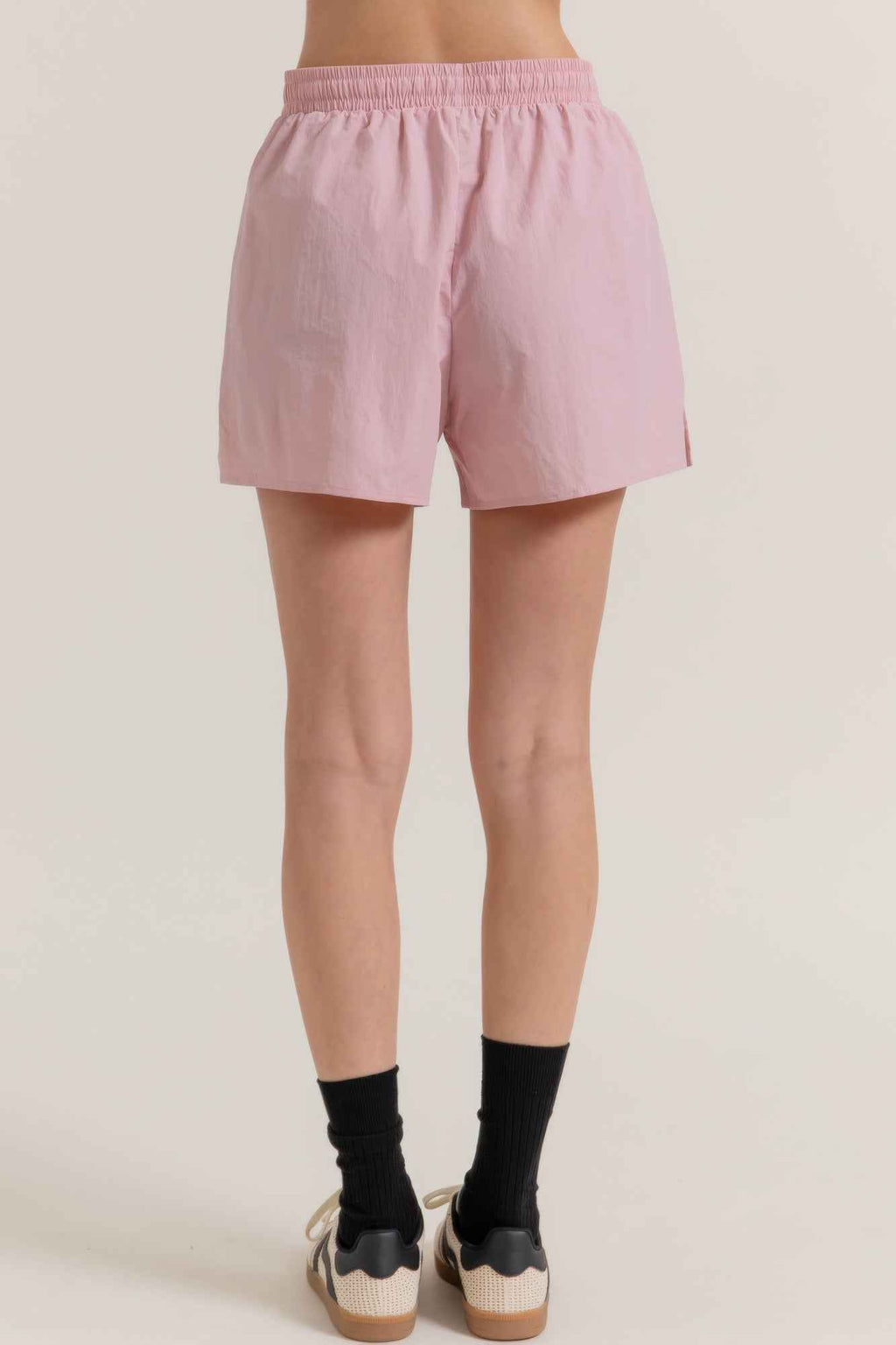 Anorak Side Slit Workout Shorts