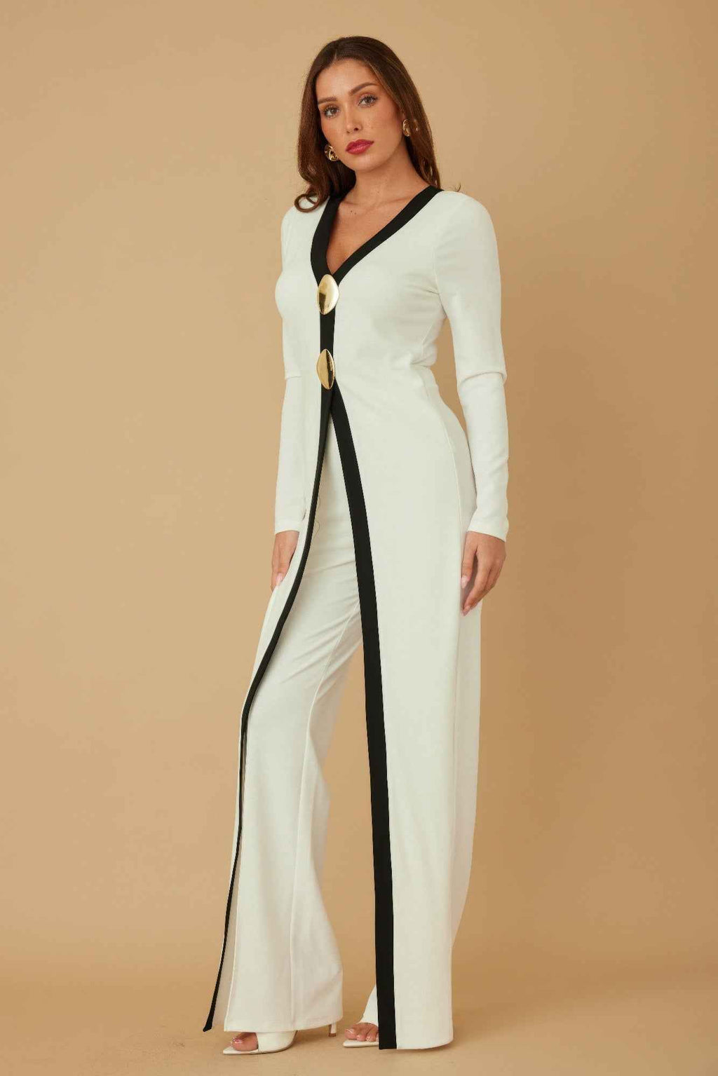 Mirror Stone Long Layer Jumpsuit