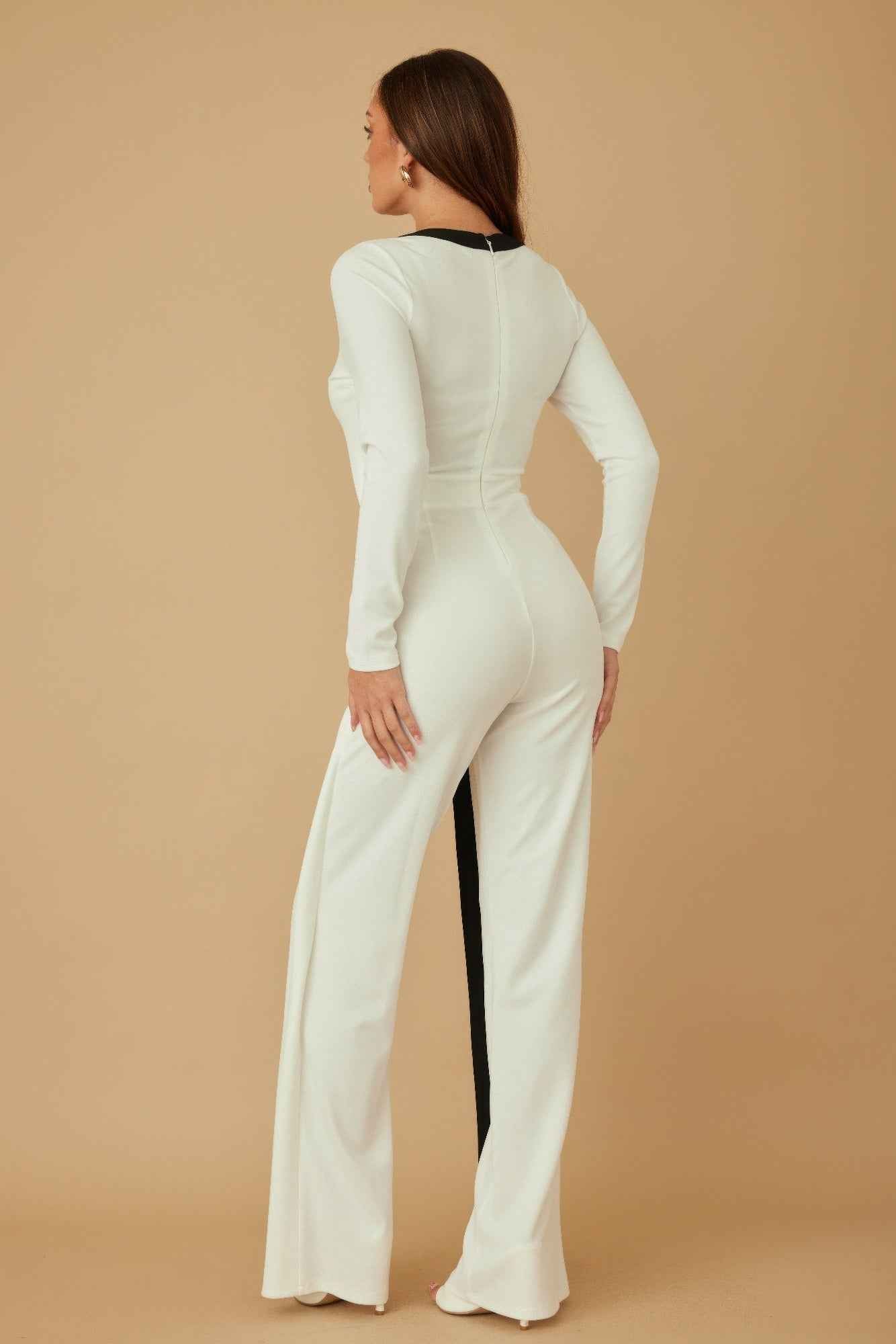 Mirror Stone Long Layer Jumpsuit