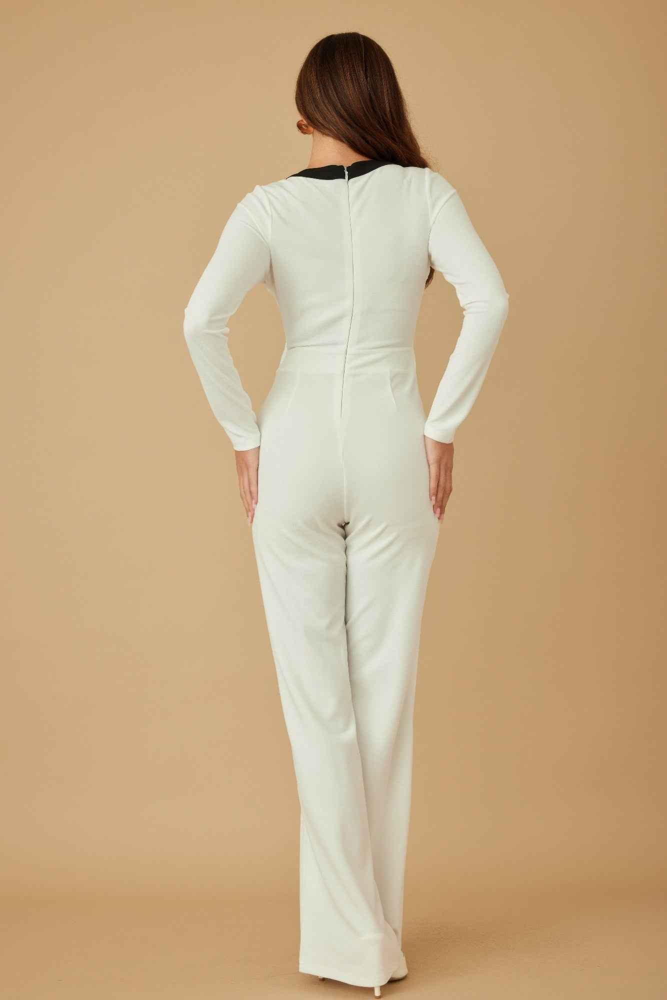 Mirror Stone Long Layer Jumpsuit
