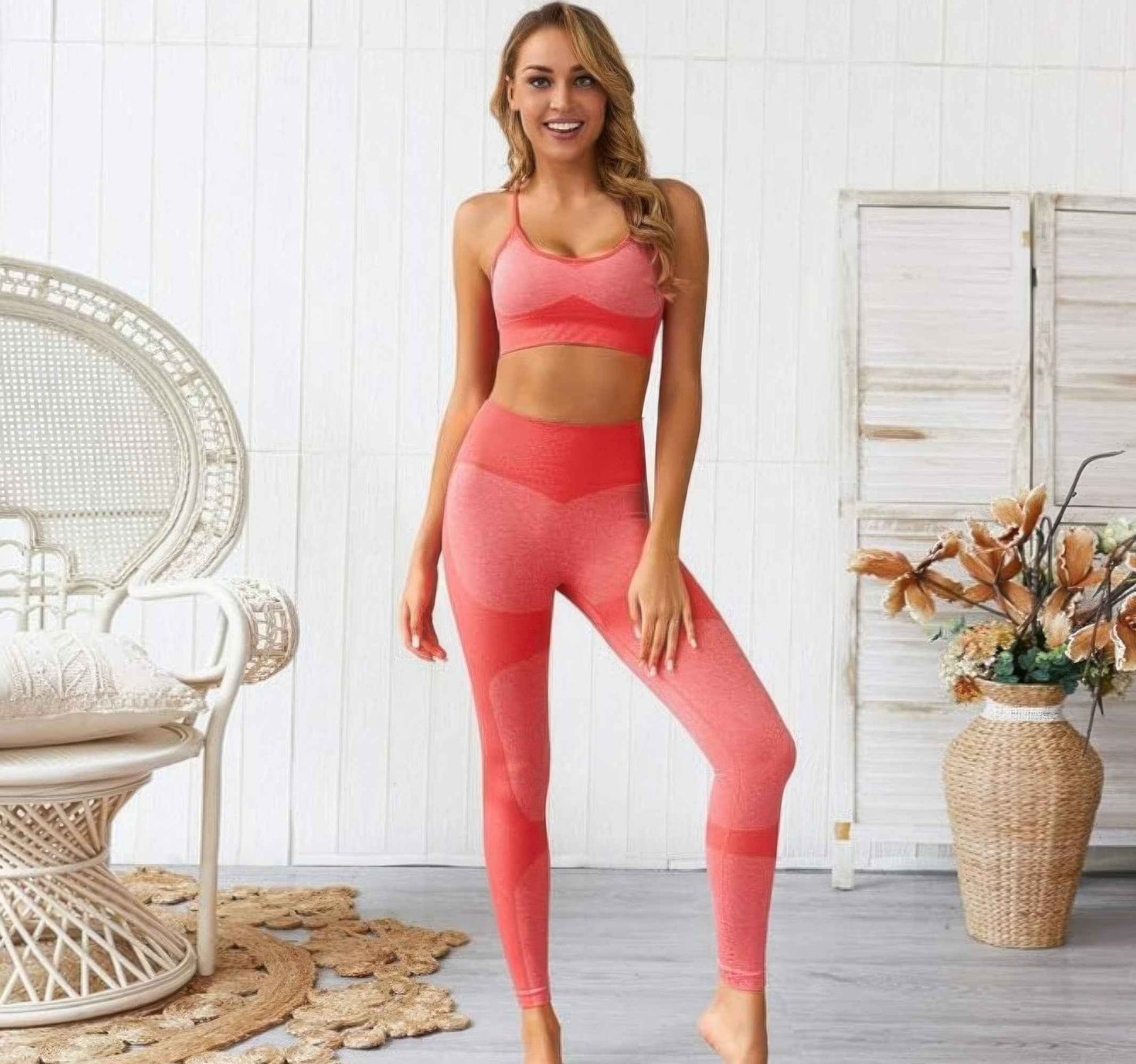 Seamless Activewear Two Piece Set