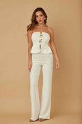 Scrunched Golden Stone Strapless Sets